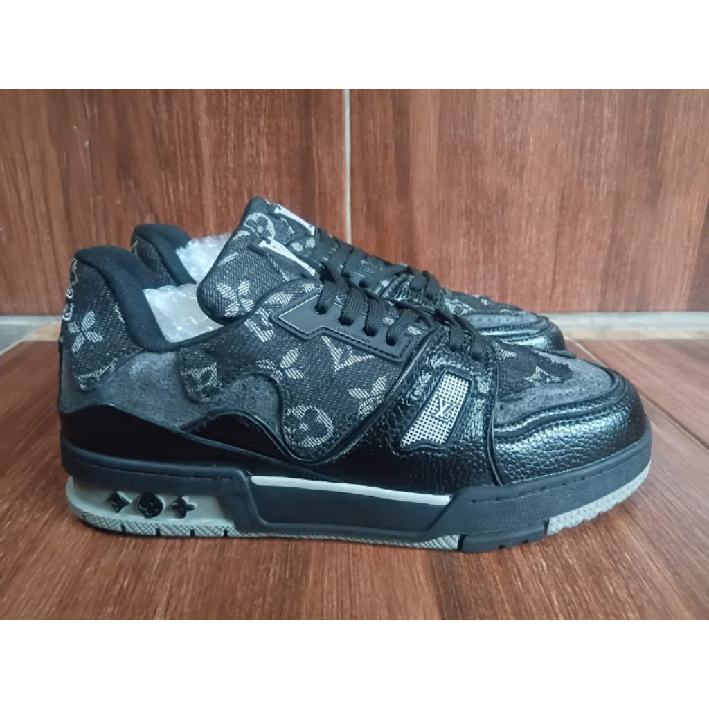LOUIS VUITTON LV TRAINER X NIGO BLACK DENIM ITALY