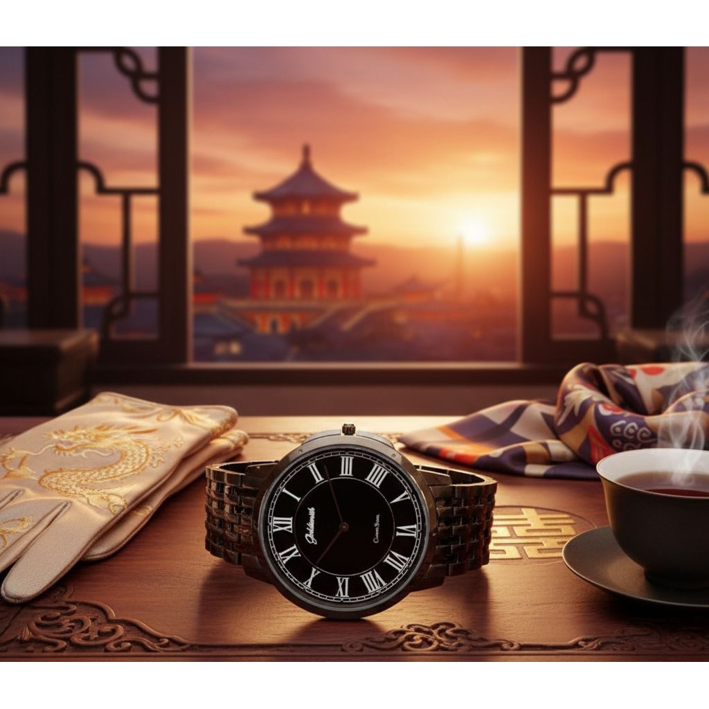 jam tangan couple goldsmith time