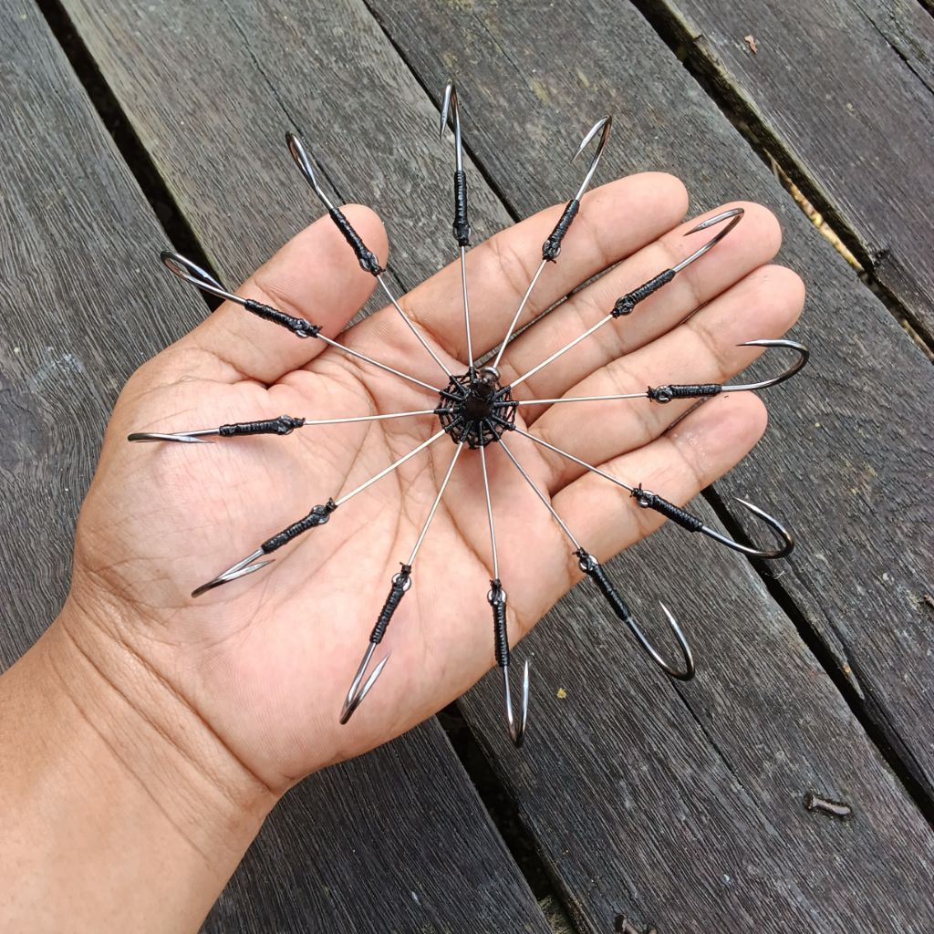 KAIL GARONG MATAHARI (Diameter 14cm) 12 mata kail