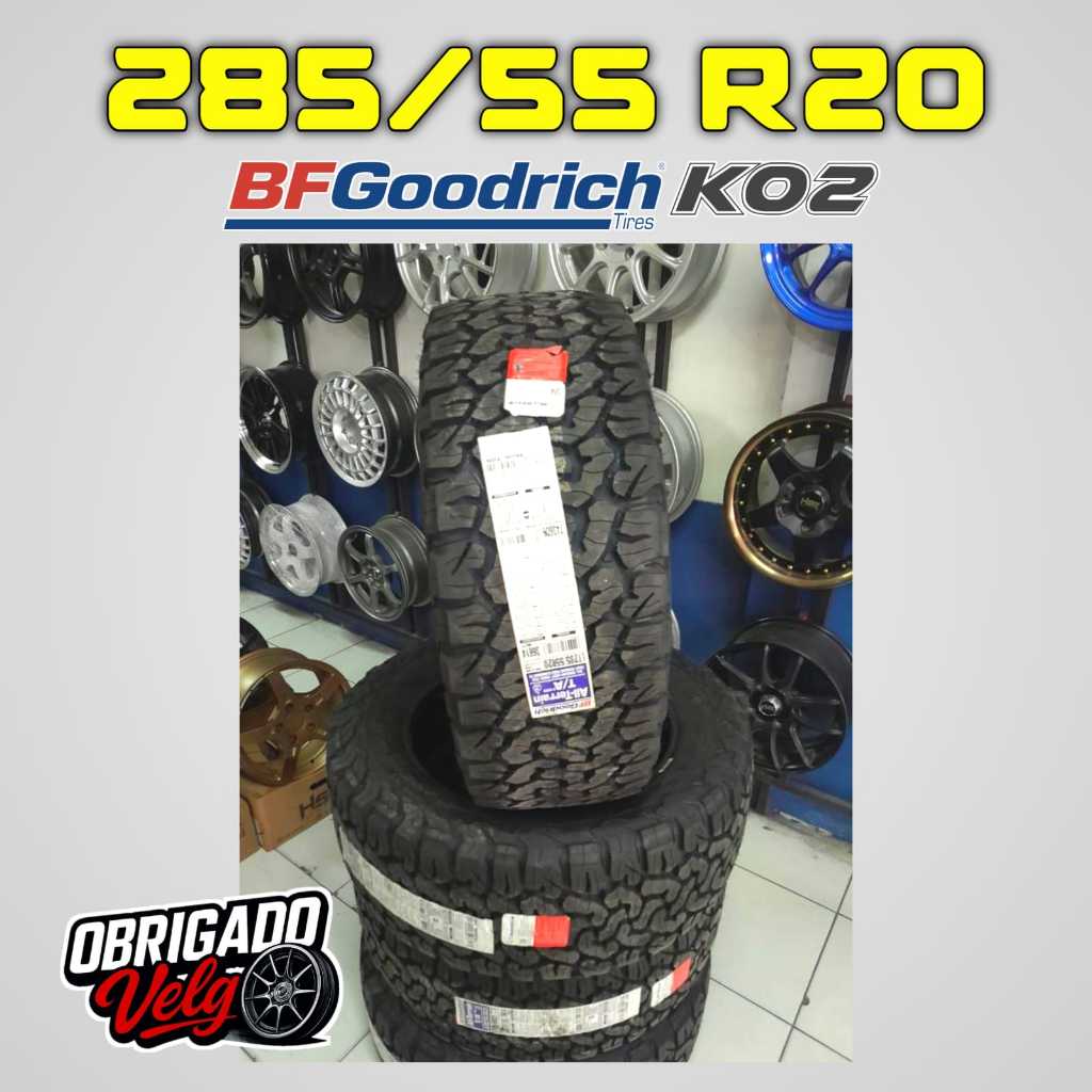 Ban 285 55 R20 BFGoodrich KO2 All-Terrain - Original BFG ring 20 Ban Mobil AT - Obrigado Velg Cibino
