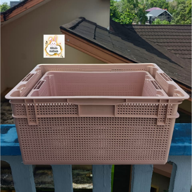 Keranjang Industri Palisade Tanggung & Besar Serbaguna/Krat Keranjang Besar/Keranjang Buah/Keranjang