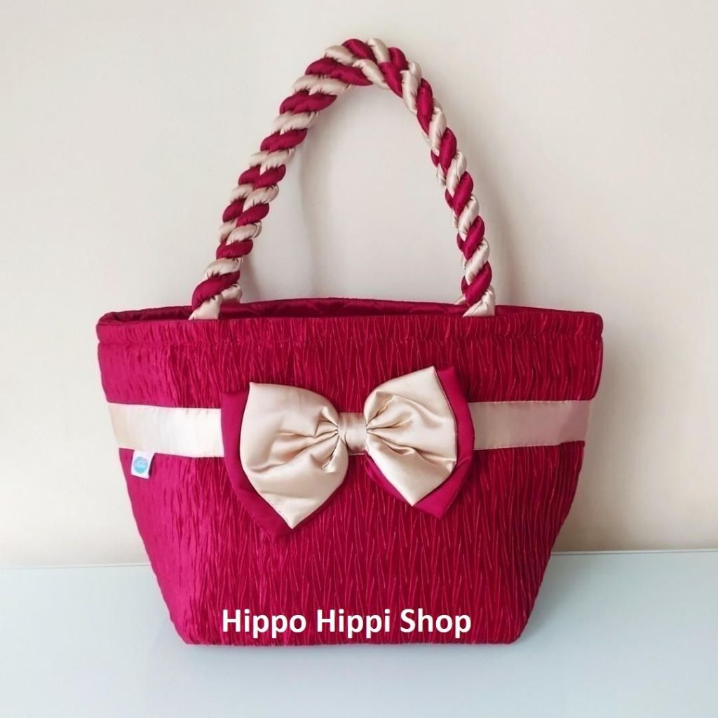 [New] Tas Wanita Nantita Thailand Original Merah Maroon