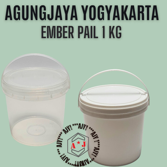 Ember Pail 1 Kg Hdpe 47 g / Ember Hdpe / Ember Pail / Ember Cat / Ember 1 Kg