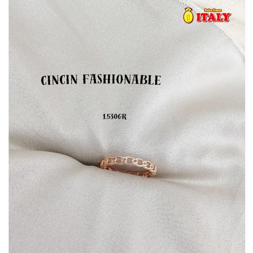 cincin emas tua variasi rantai
