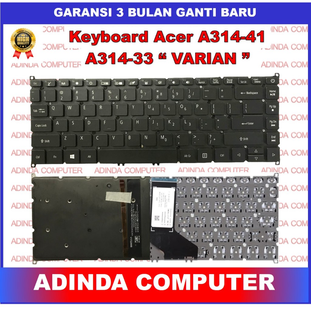 Keyboard Acer Aspire 3 A314-33 A314-31 A314-32