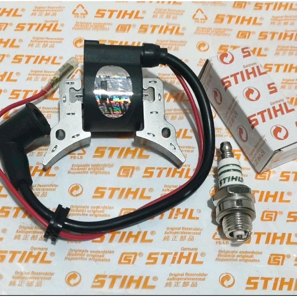 1 SET CDI 328 STIHL + BUSI STIHL PUTIH MESIN POTONG RUMPUT