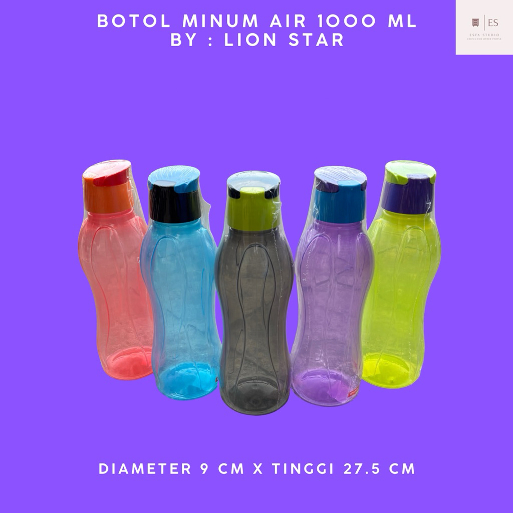 Lion star - Free bubble BOTOL AIR REGEN 1000 ML LS / BOTOL MINUM 1000 ML LION STAR