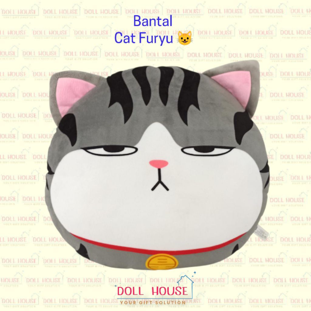 Bantal Kucing Furyu / Bantal Cat Furyu / Bantal Kucing Furyu / Guling Kucing Furyu / Guling Cat Fury