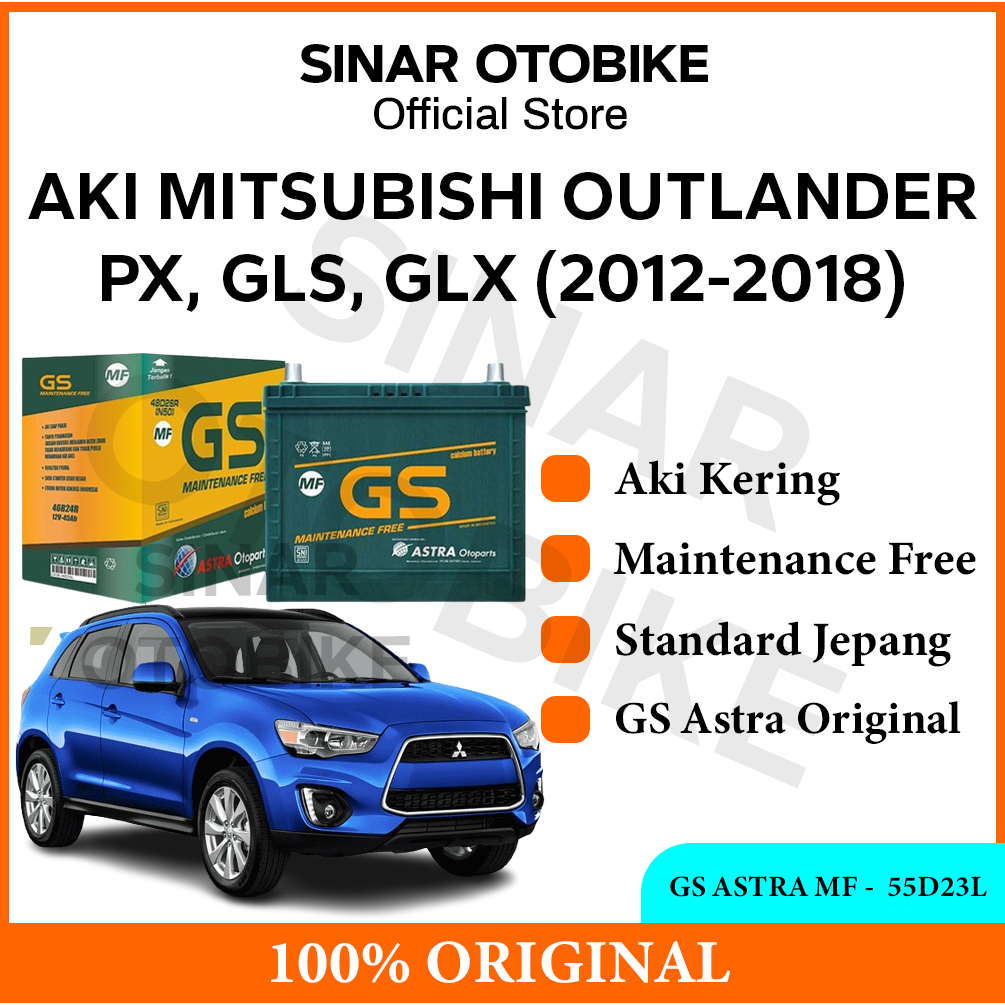 AKI MITSUBISHI OUTLANDER SPORT GS ASTRA MF KERING 55D23L 60AH