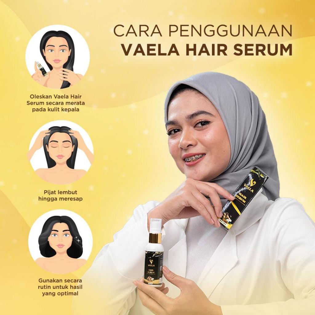 Serum Penumbuh Rambut Vaela – Hair Growth Booster, Perkuat Akar Rambut
