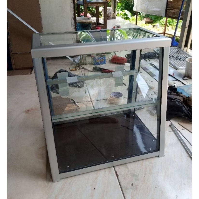 Etalase bakso, mie ayam, soto atau makanan lain praktis higienis dan kokoh