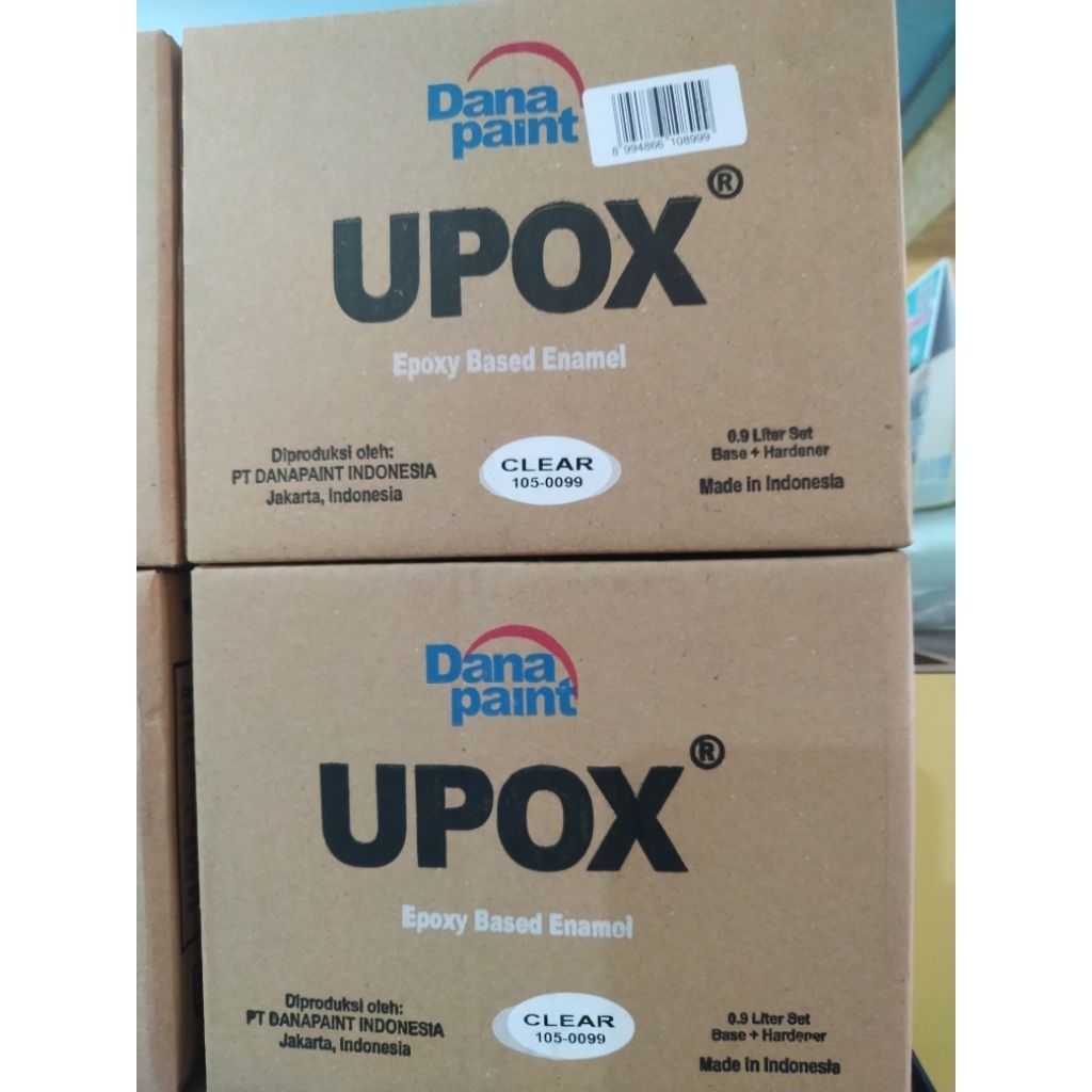 Upox Danapaint Cat Lantai Upox 0,9ltr /Clear Upox Danapaint/Floor coating Upox Danapaint