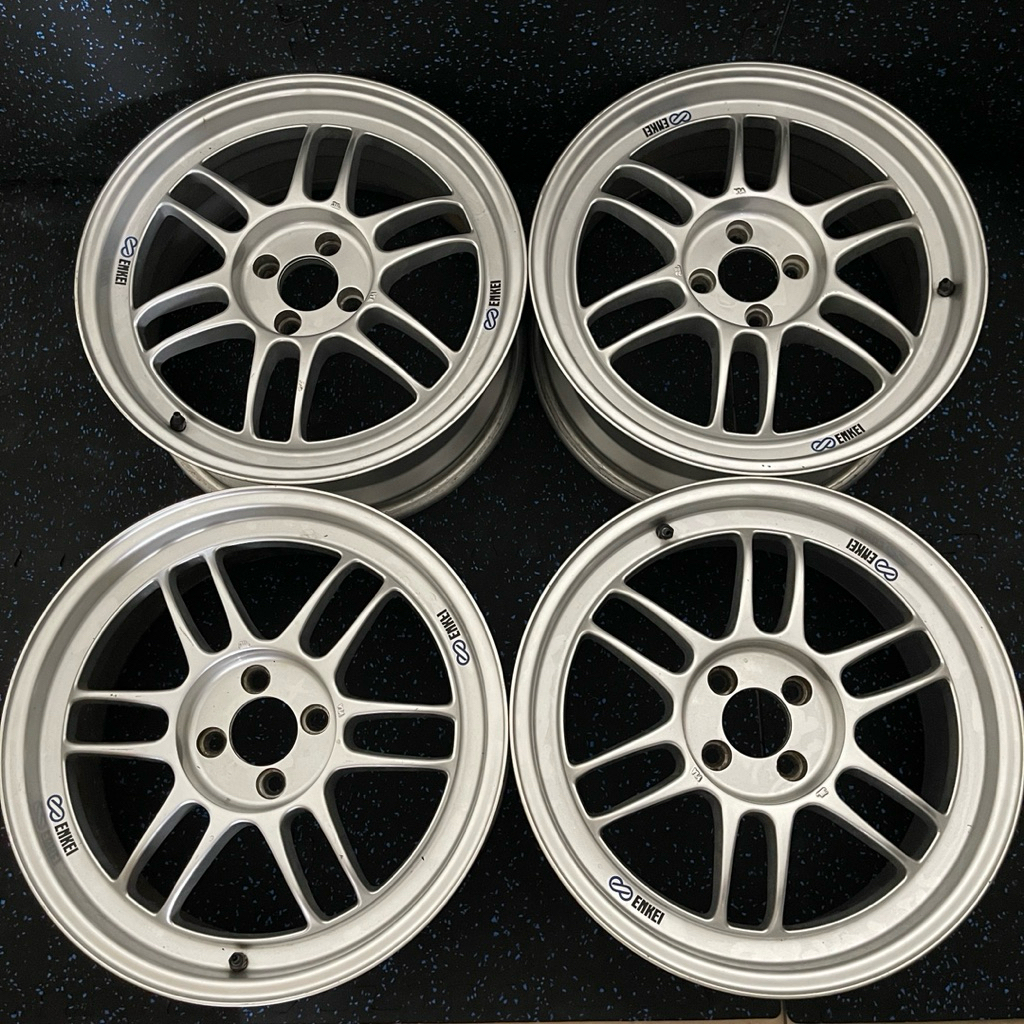 Velg Original Enkei RPF1 Ring 17. Made in Japan. M.A.T. Lebar 7. Et 43-35. 4x100. Original Barel
