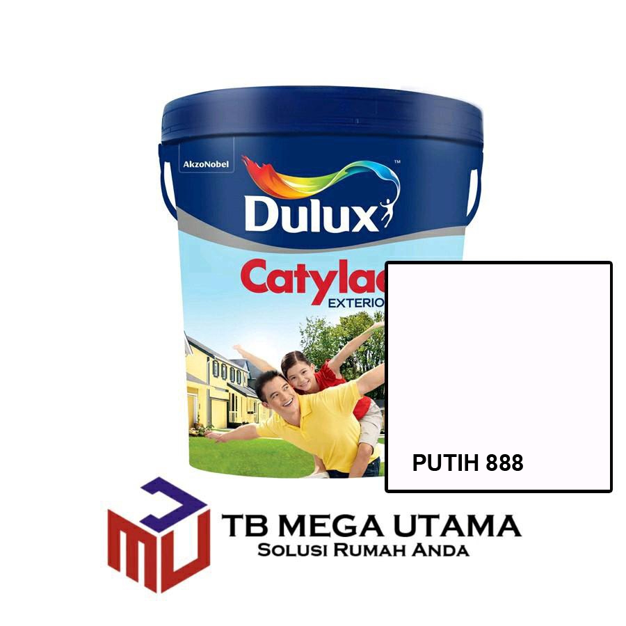 Dulux Catylac Eksterior 888 Putih 5 Kg | RM | Cat Decorative Tembok Eksterior