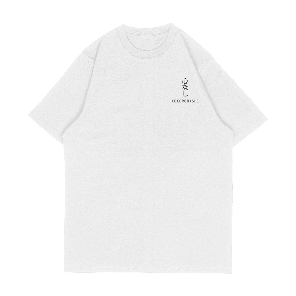 Kaos Distro Cowok Cewek KOKORONASHI Baju Kaos T Shirt Pria Cowok Cewek Distro Sablon Anime Premium T