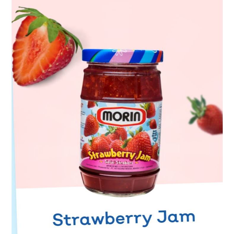 Morin Strawberry Jam / Selai Strawberry Morin 330g