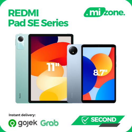 (HP BEKAS) Redmi Pad SE 8.7 inch / 11 inch Tablet Second Smartphone Snapdragon Mediatek 8MP Kamera 1
