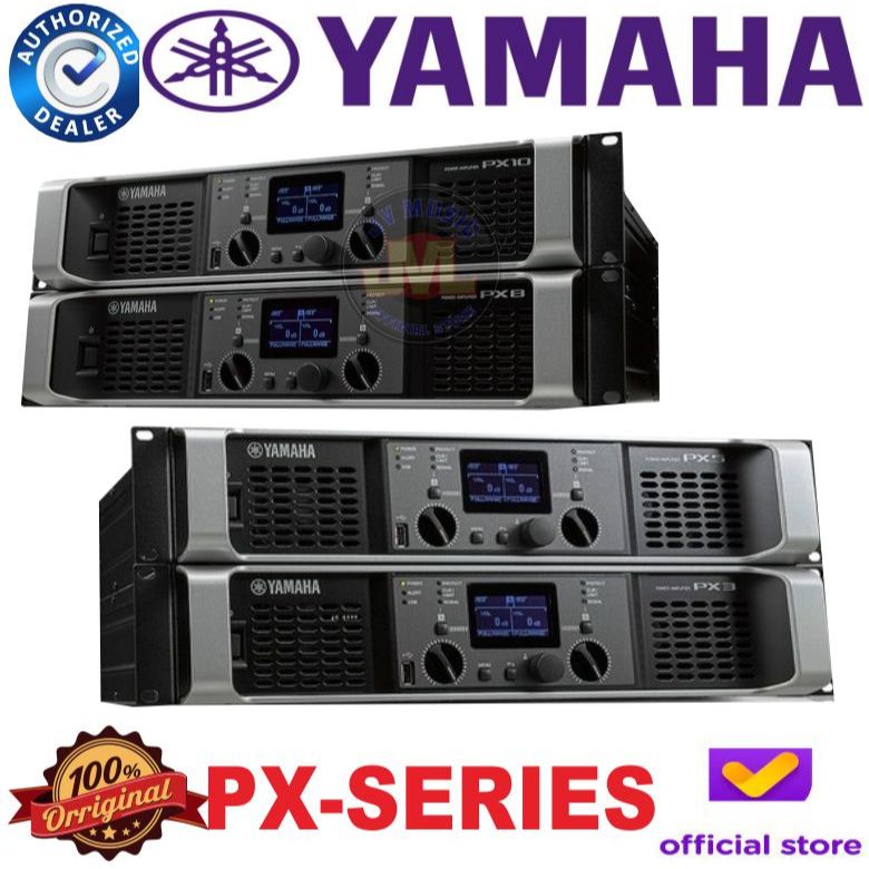 Yamaha PX3 /PX5 / PX8 / PX10 2-channel Power Amplifier Yamaha PX-3 /PX-5 / PX-8 / PX-10