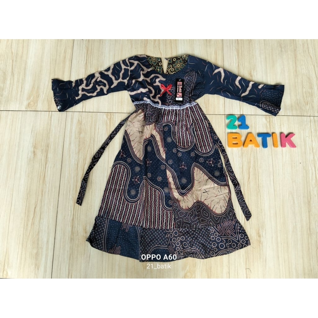 gamis batik anak usia 4-5 tahun/gamis anak murah/gamis anak perempuan