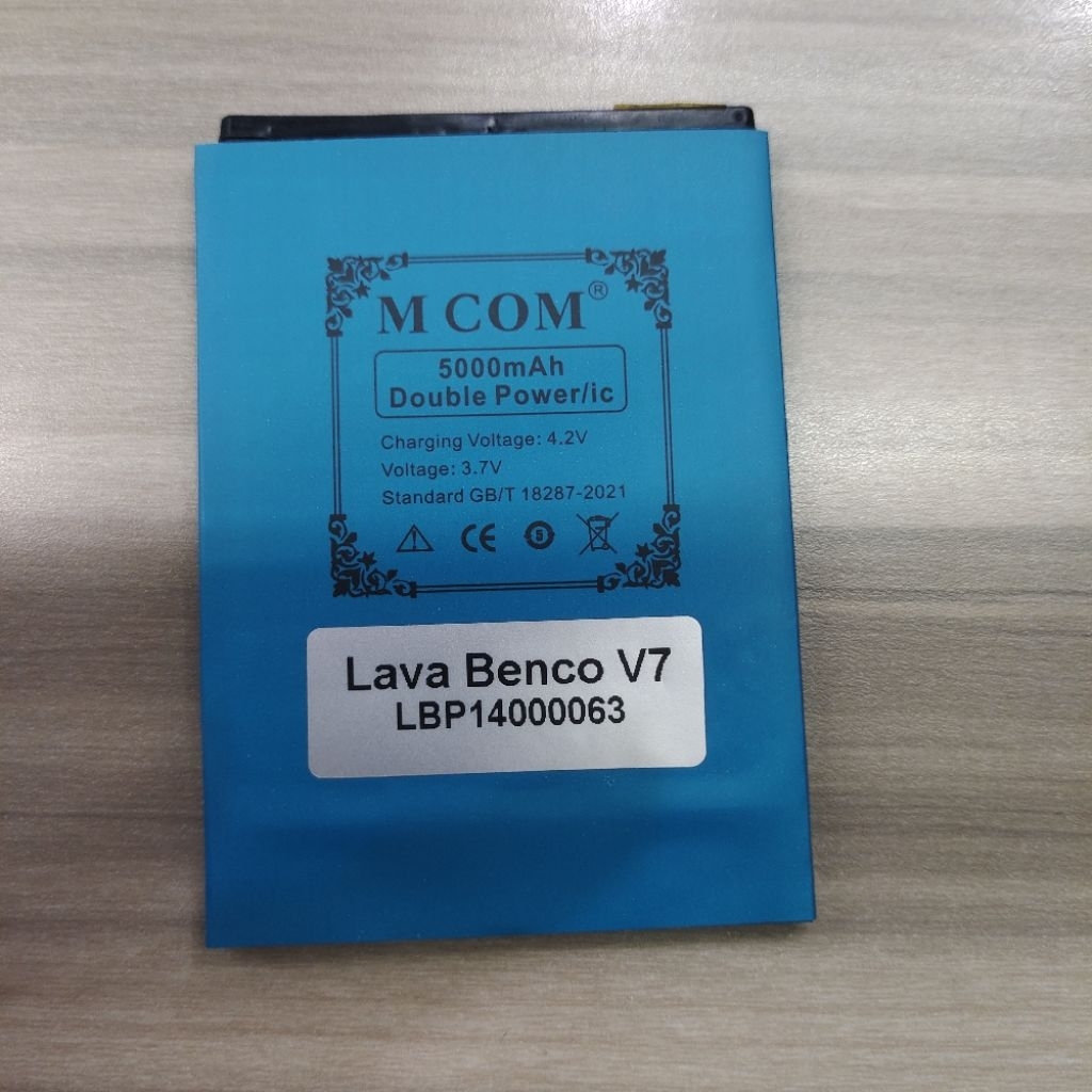Baterai Mcom Lava Benco V7 LBP14000063