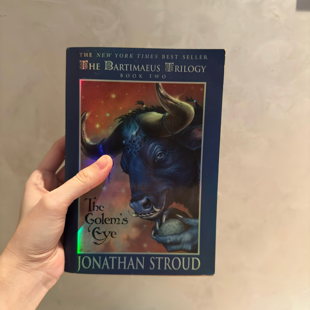 The Golem’s Eye by Jonathan Stroud - preloved english book Bartimaeus Trilogy fantasy novel
