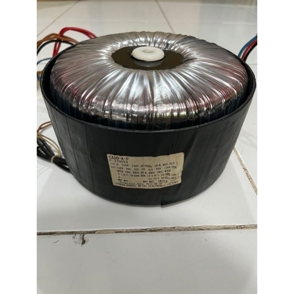 Travo Toroid 30 A Copotan Power CA20 Klas H 3 Tegangan