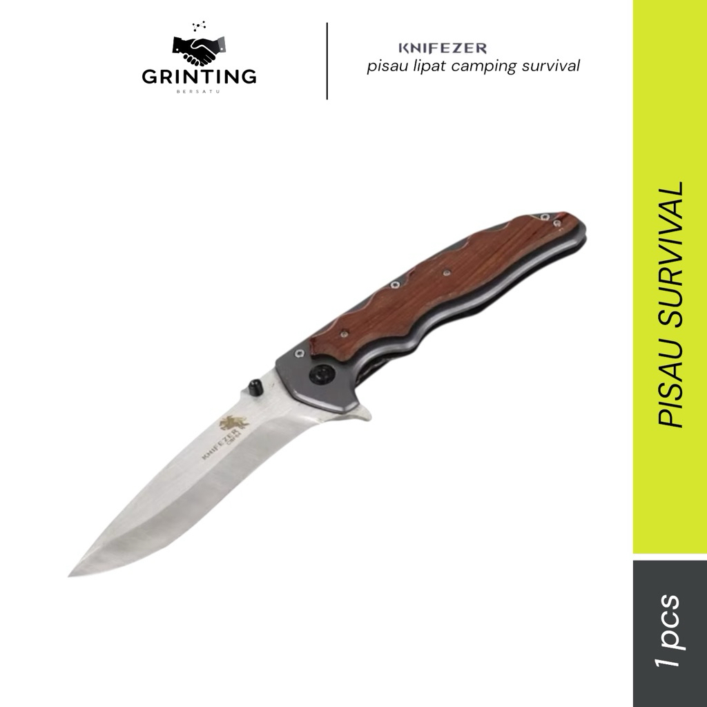 pisau blade doom survival outdoor brown wood
