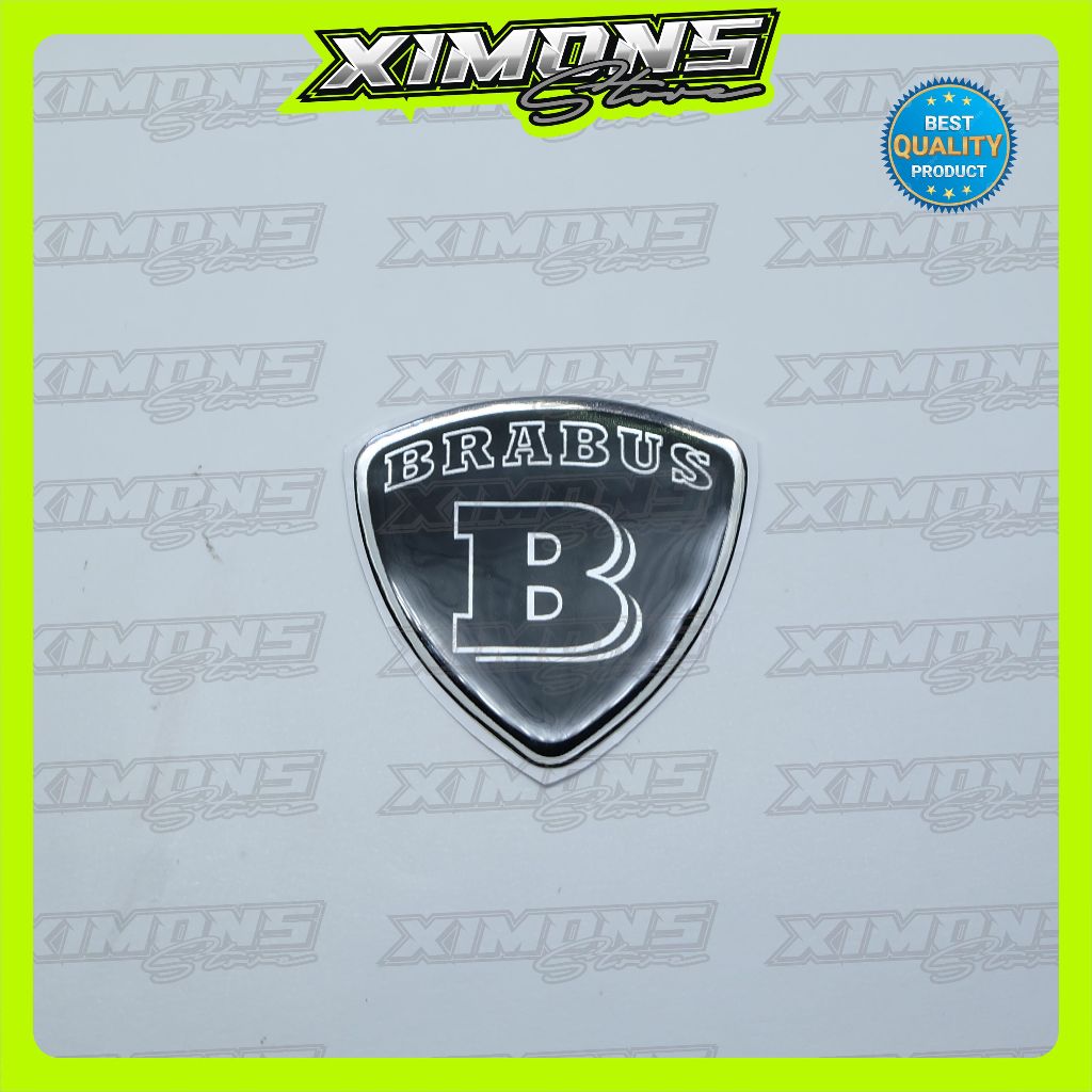 emblem brabus / emblem timbul brabus / stiker 3d brabus / stiker emblem brabus / sticker brabus