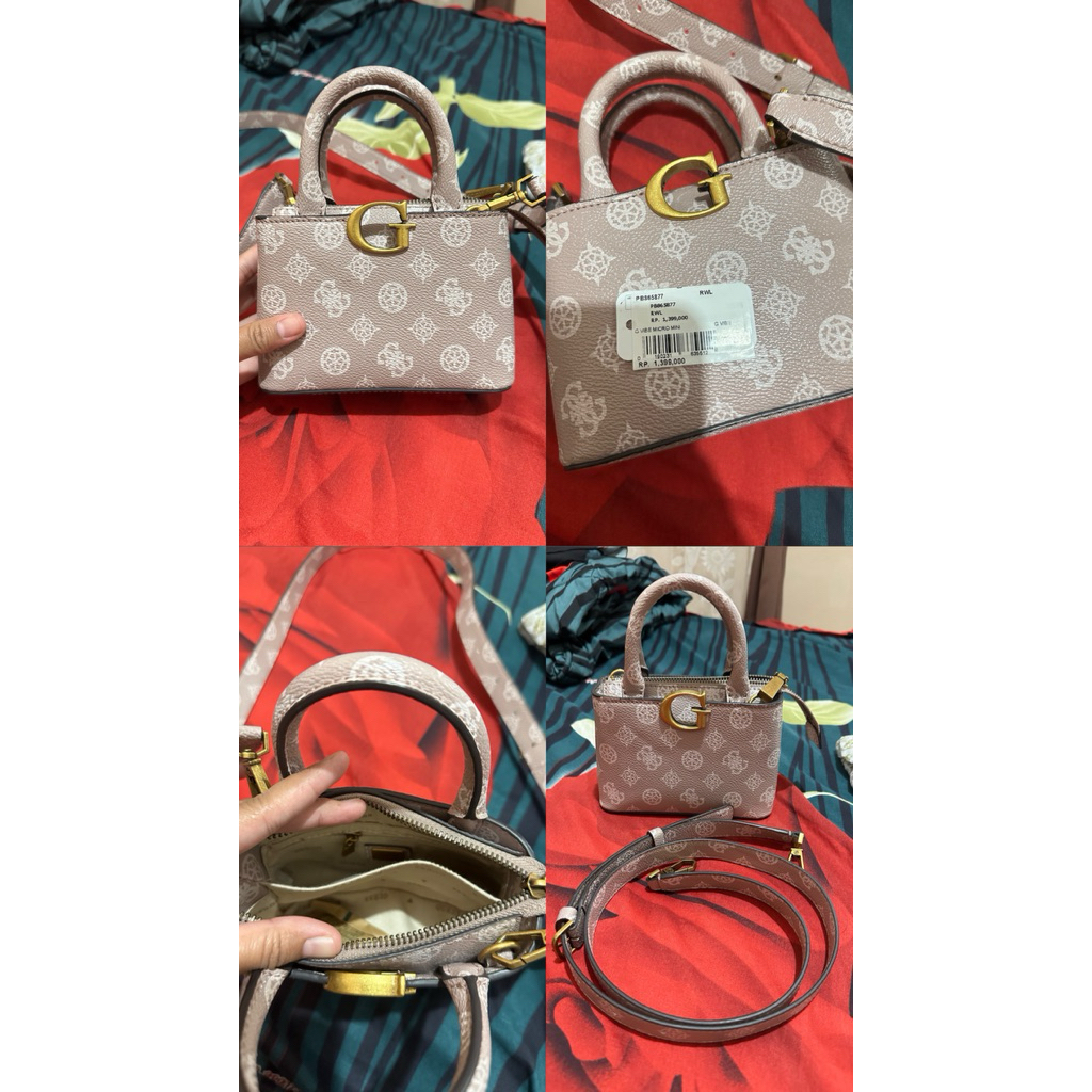 Tas Guess Micro Mini Rosewood Logo