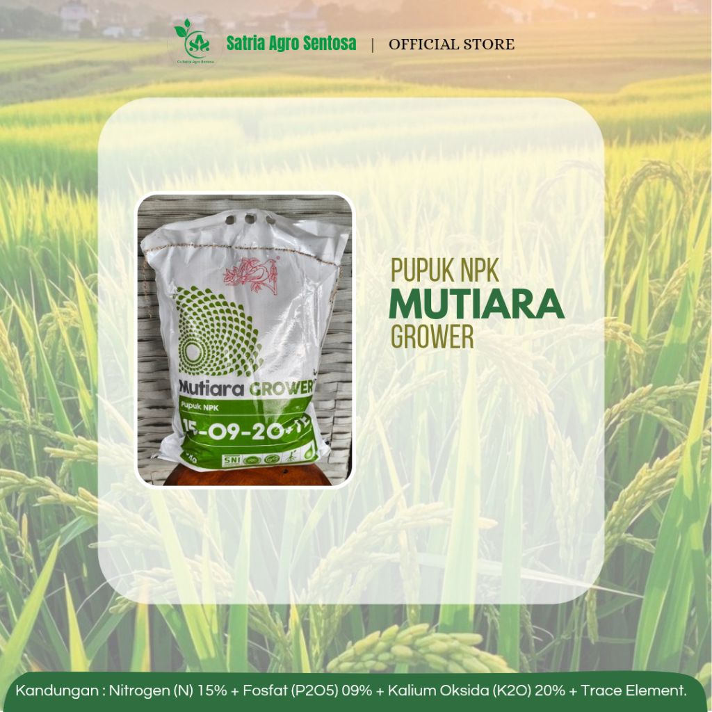 PUPUK NPK MUTIARA GROWER-5KG