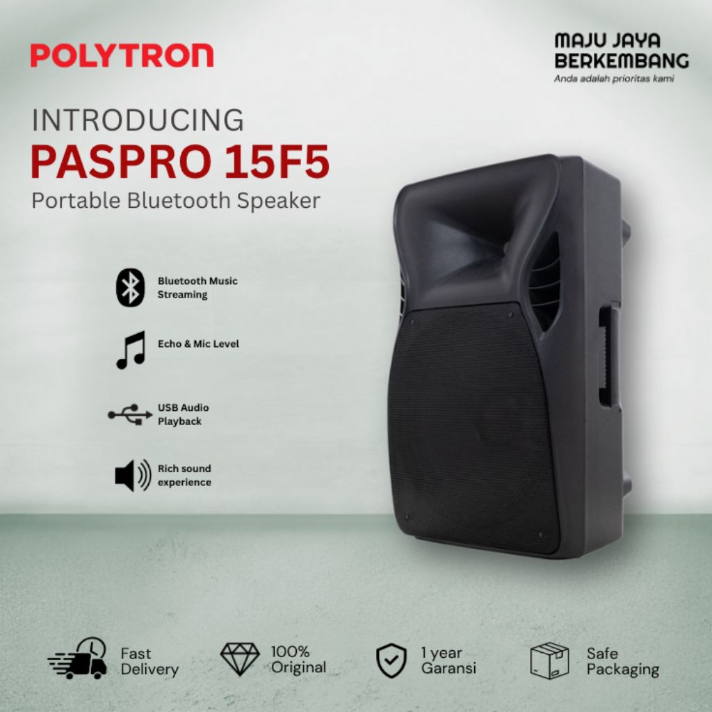 POLYTRON PASPRO 15F5  / PASPRO15F5 SPEAKER BLUETOOTH