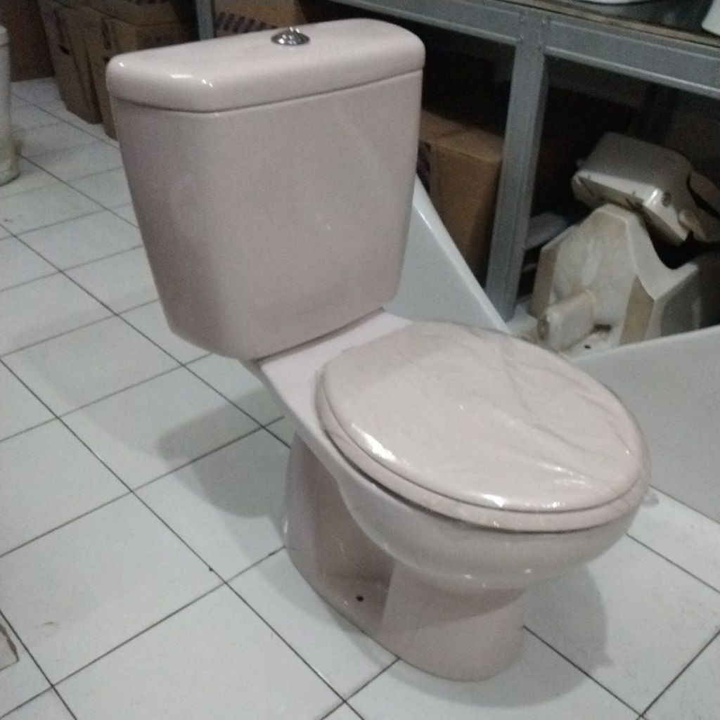 TOTO CW 660J closet kloset klosed toilet duduk TOTO CW 660 JP warna pastel pink muda jarak as 23cm
