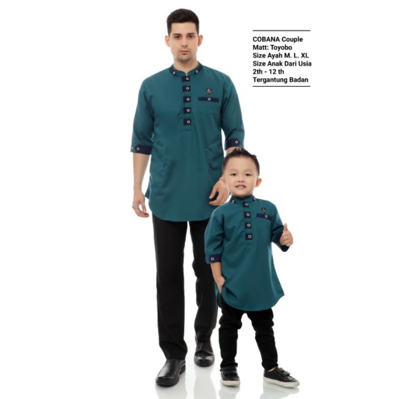 COBANA Baju Koko Couple Pria / COD / Fashion Muslim - COBANA