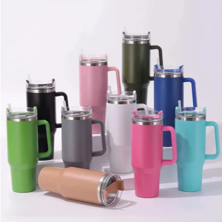 Tumbler Gagang Jumbo Stainless Steel Botol Air minum Pegangan Jumbo 900 ML TAKASIMURA STORE