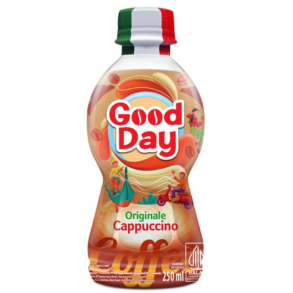 GOOD DAY COFFEE CAPPUCCINO BOTOL 250mL (ISI 24)
