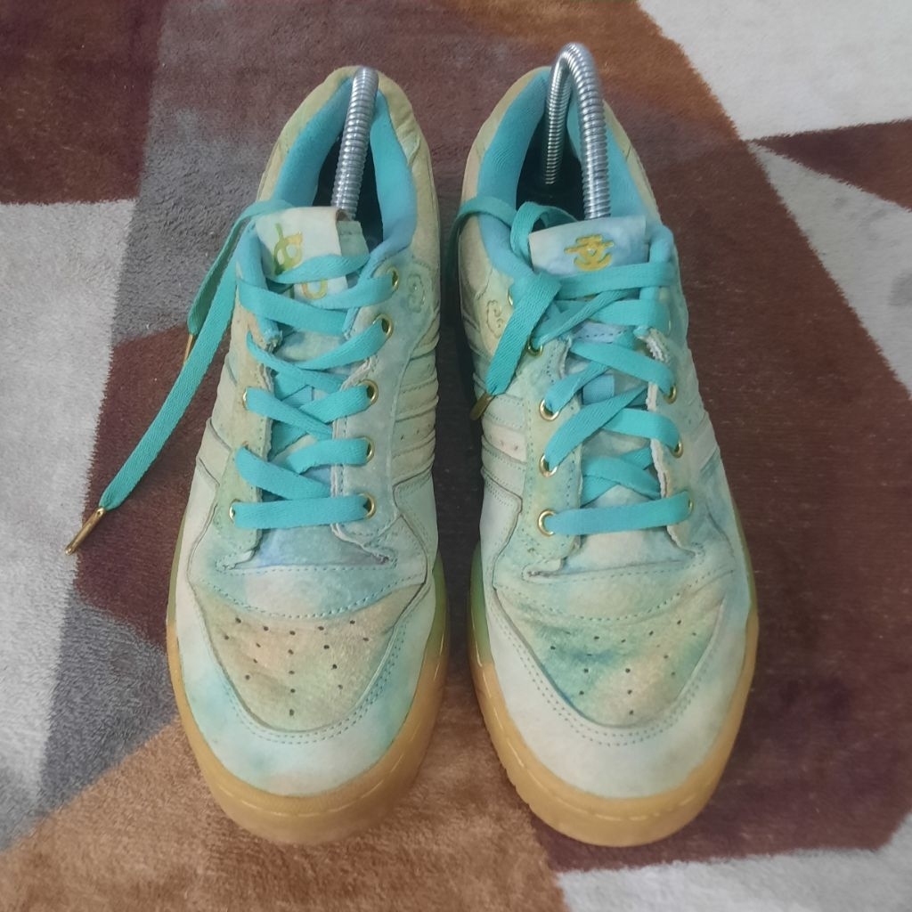 Sepatu Casual Adidas Forum Tie Die Low Green Size 40 Shoes Casual