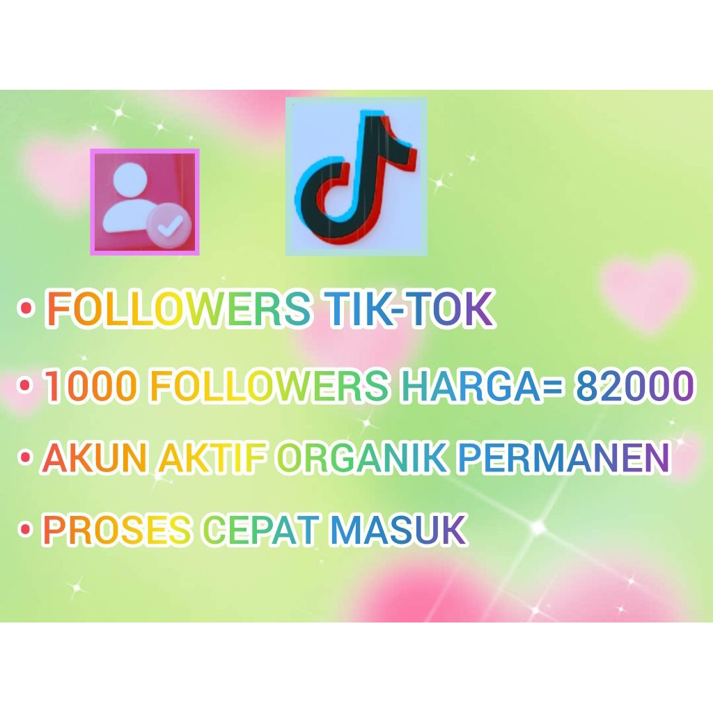 followers tik tok permanen