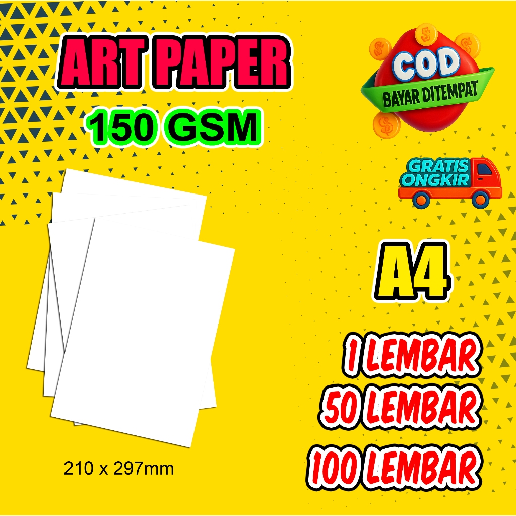 art paper 150 gsm