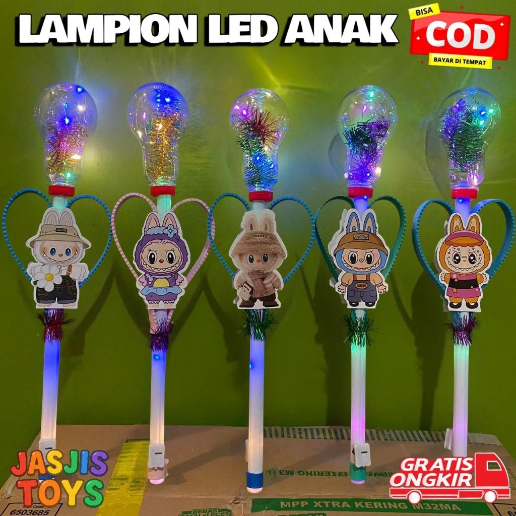 LAMPION LED ANAK, LAMPION HIAS, LAMPION TAKBIR KELILING ANAK, LAMPION LED MURAH PROMO