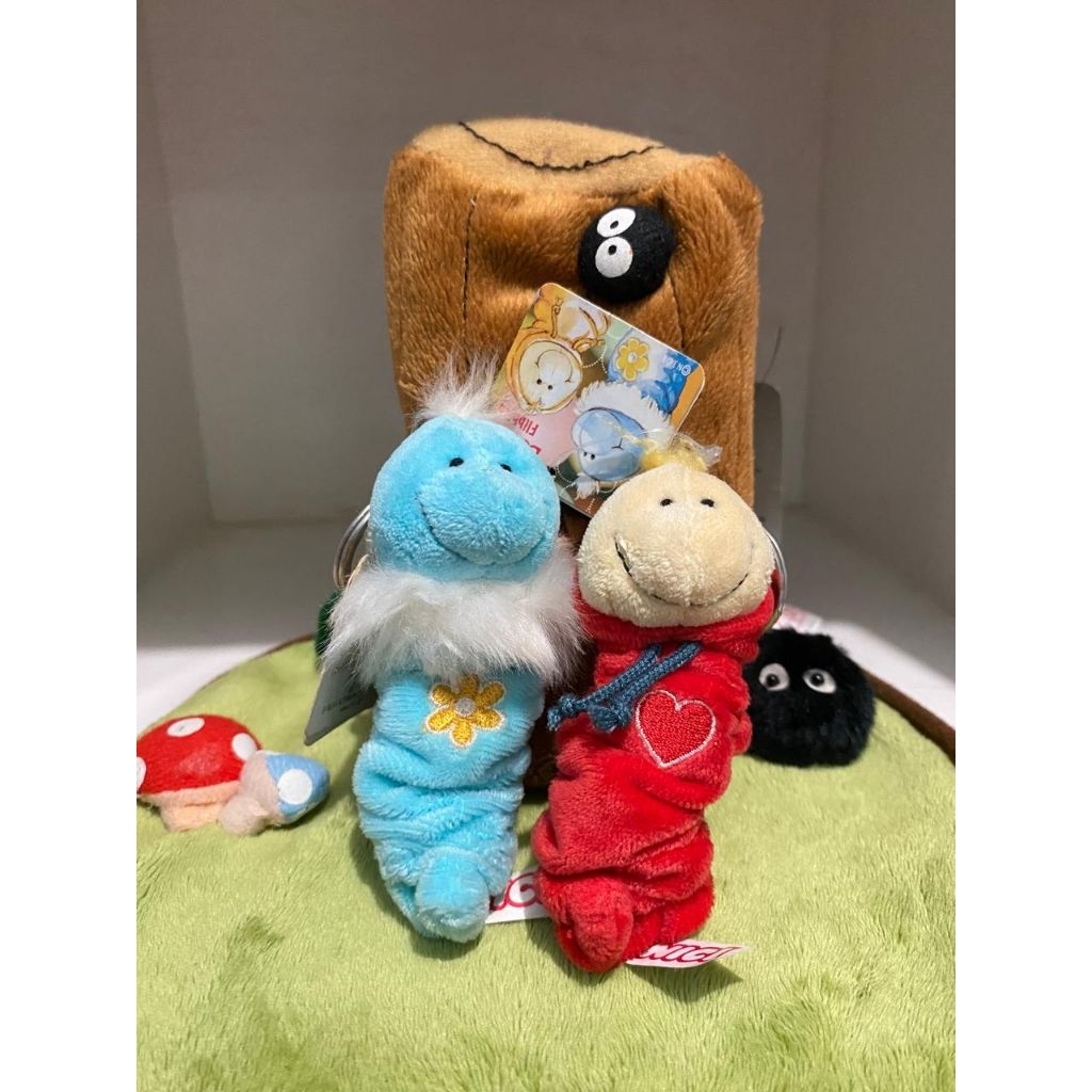 Gantungan Kunci Boneka NICI Karakter Flibbies Original Plush Keychain / Ganci Hewan Ulat Lucu