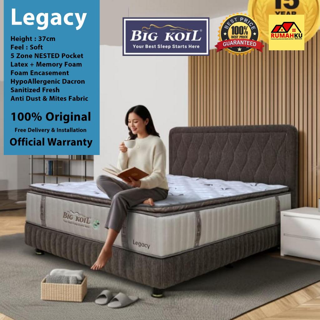 KASUR SPRINGBED BIGKOIL - KASUR PREMIUM - KASUR LATEX - LEGACY - BIG KOIL