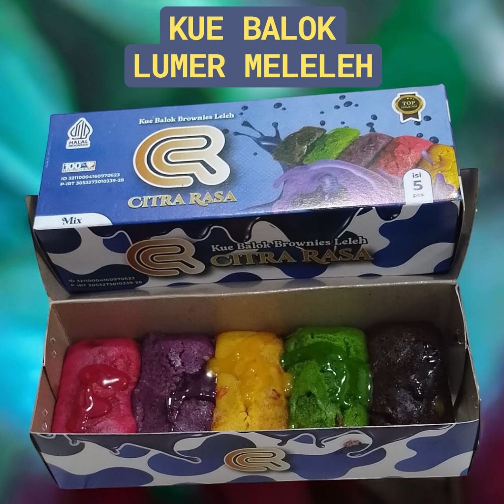 Kue Balok Lumer Meleleh Coklatnya