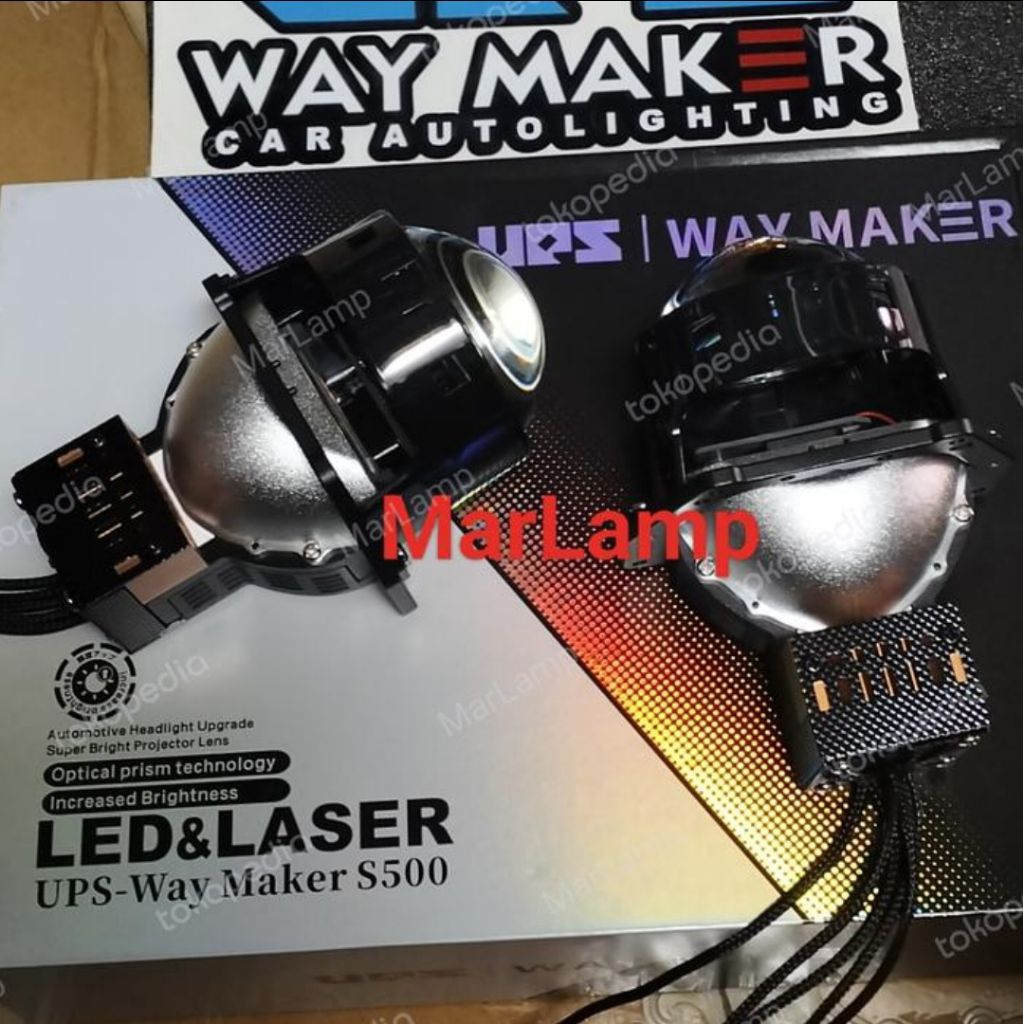 Lampu BiLED UPS WAYMAKER S500 Free Devil 1warna