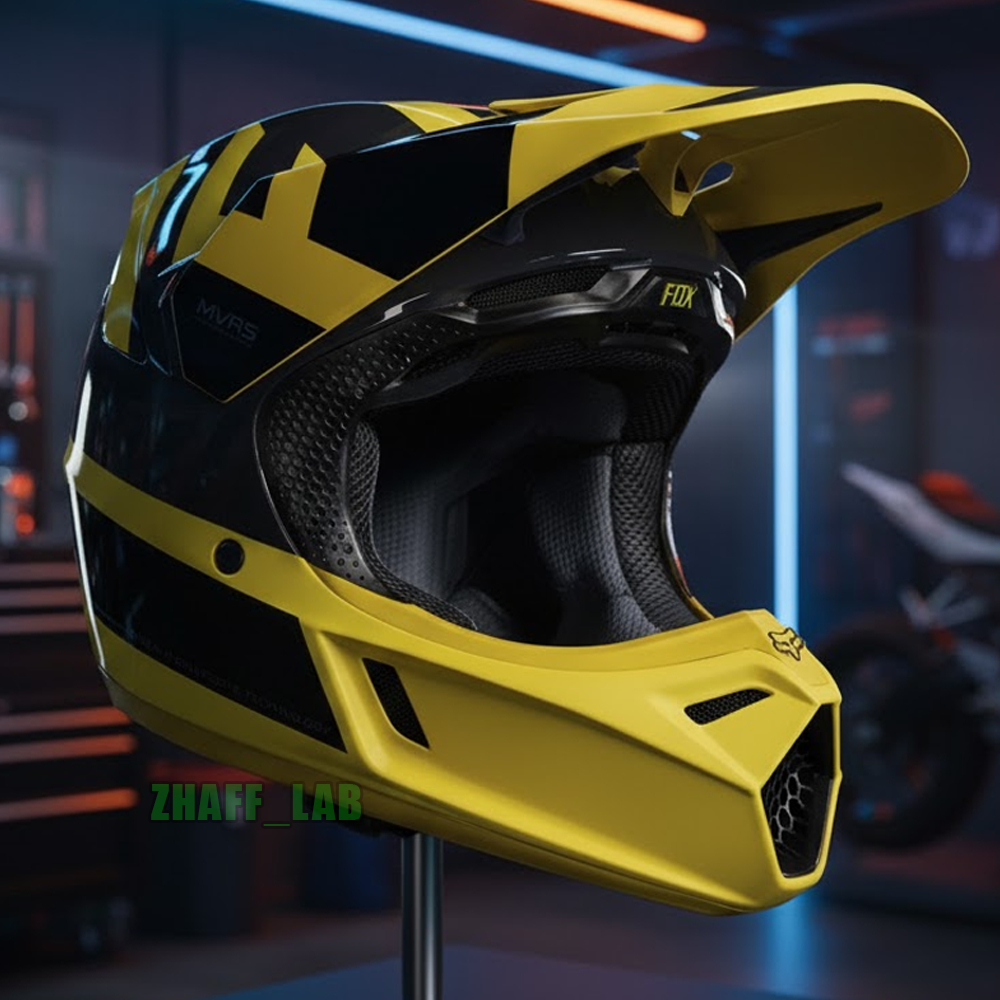 Fox V3 Helm Trail / Helm Motor / Helm Cross Trail / Helm Fox Motocross Original Fox Racing MVRS MIPS