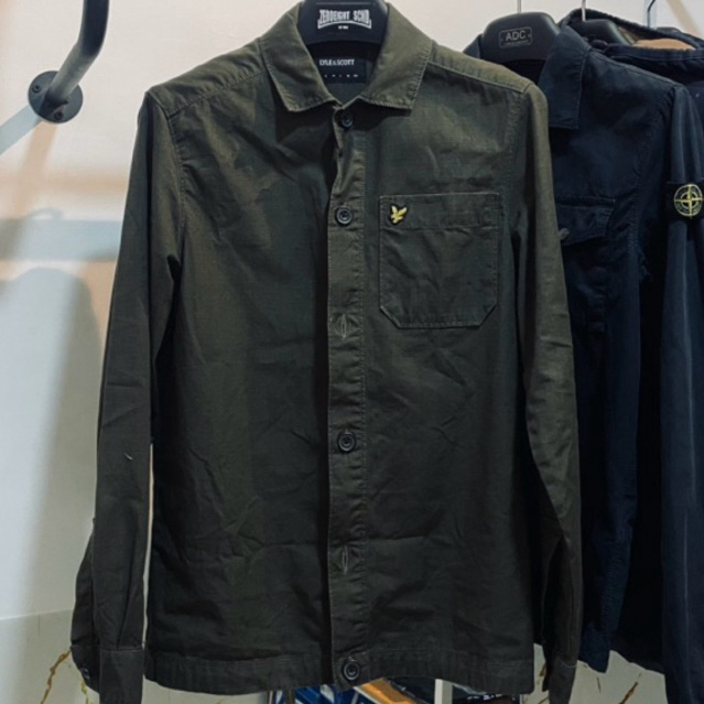 Lyle and Scott Overshirt button
