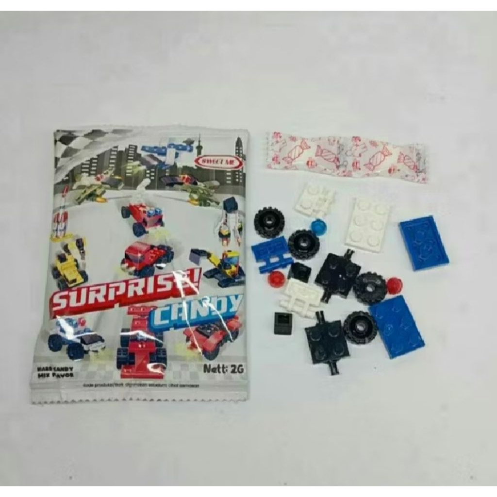 Lego surprise candy mobil n pesawat