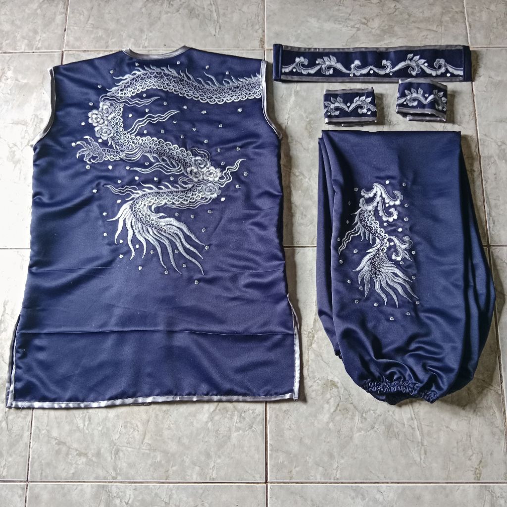 Pre order baju wushu , taichi, kungfu, baju wushu tanding , taichi tanding bordir manual
