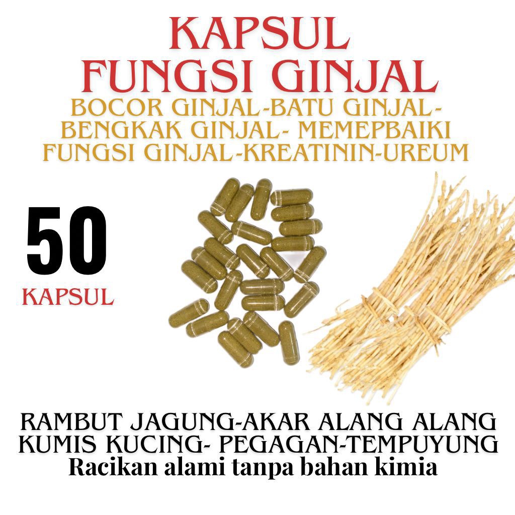 Racikan Herbal Ginjal penurun Kreatinin Ureum Meningkatkan Fungsi Ginjal Peluruh Batu Ginjal