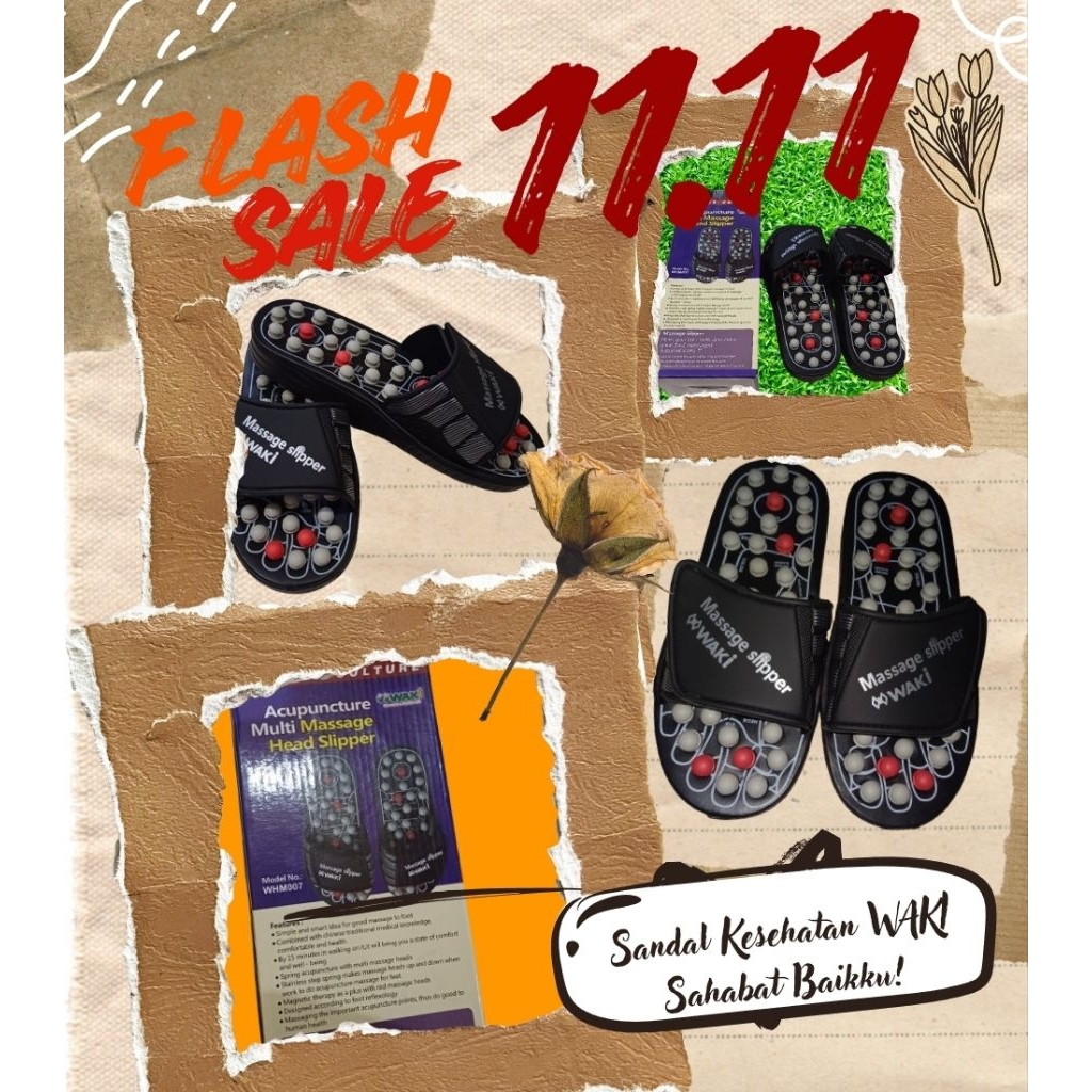 Sandal Pijat Akupuntur Menyembuhkan Penyakit Stroke