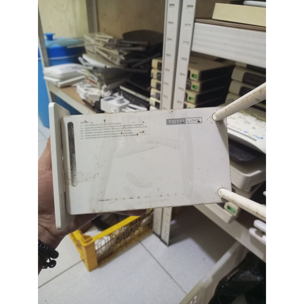 Totolink ND300 Wireless N ADSL2+ Modem Router Putih 300 Mbps